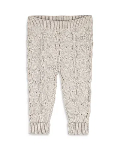 Firsts By Petit Lem Unisex Creme Sweater Knit Leggings - Baby In Beige