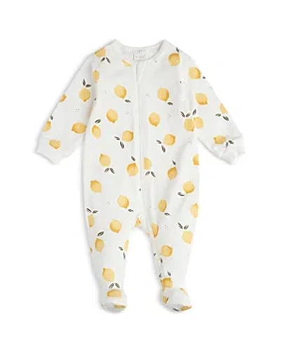Firsts By Petit Lem Unisex Sleeper Footie - Baby In Off White