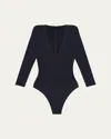 Fisch Sylvia One-piece Swimsuit In Jet Black