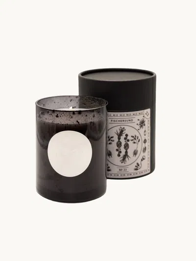 Fischersund Útilykt Candle In Black