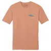 Fish Hippie Co Men's Abaco Drifter Tee In Desert Pink In Brown