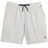 Fish Hippie Co Men's Hybrid Short In Chrome