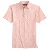 Fish Hippie Co Men's Terene Polo In Double Palms In Multi