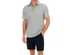 Fish Hippie Co Migration Polo In Quarry In Gray