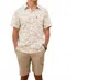 Fish Hippie Co Rumfront Short Sleeve Shirt In Tan In Neutral