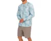 Fish Hippie Co Solmar Performance Top In Ranger Blue In Multi