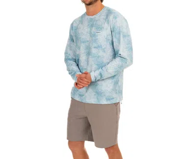 Fish Hippie Co Solmar Performance Top In Ranger Blue In Multi