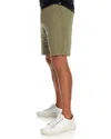 Fisher + Baker Men's Bryant Solid Cotton-linen Shorts In Green