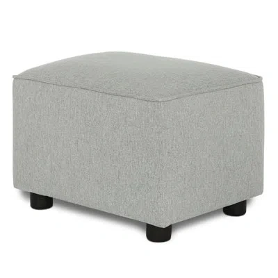Fisher Price 20" Wide Rectangle Footstool Ottoman In Harbor Insideout