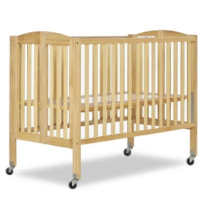 Fisher Price 2-in-1 Convertibe Portable Crib In Natural