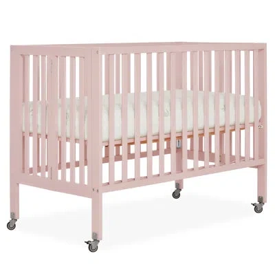 Fisher Price 2-in-1 Convertible Portable Crib In Blush Pink