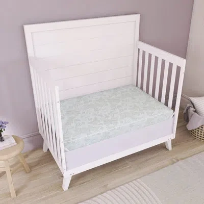 Fisher Price 3" Two-sided Portable Crib Mattress In Green
