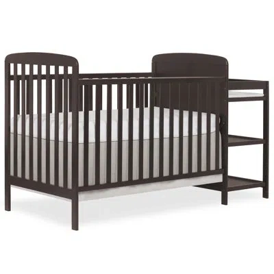 Fisher Price Crib N Changer 4-in-1 Convertible Crib In Chocolate Chip
