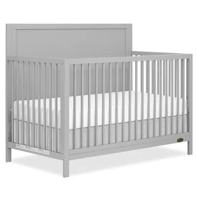 Fisher Price Dillian 5-in-1 Convertible Crib, Jpma & Greenguard Gold Certified, Crafted With New Zealand Pinewood In Gray