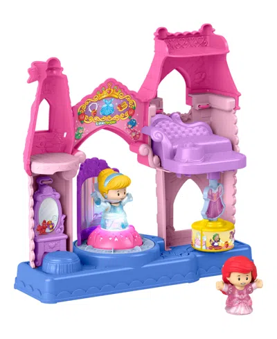 Fisher Price Disney Princess Cinderella And Ariel Shimmer & Glow Dress Shop Light-up 2-piece Playset, Ages 1.5+ In Metallic