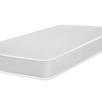 Fisher Price Dream On Me Nirvana 6” 96 Coil Inner Spring Crib And Toddler Mattress I Waterproof I Green Guard Gol In Gray