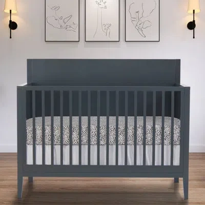 Fisher Price Gurijeevan 3-in-1 Convertible Crib In Carbon