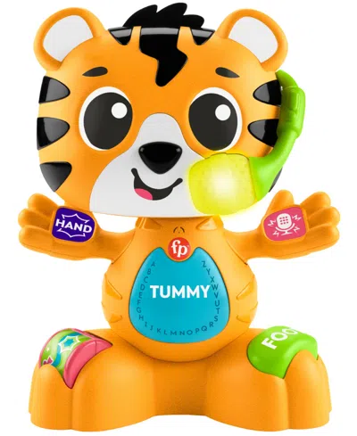 Fisher Price Fisher-price Link Squad Bop Groove Tiger Baby Learning Toy With Music Lights In Multi-color