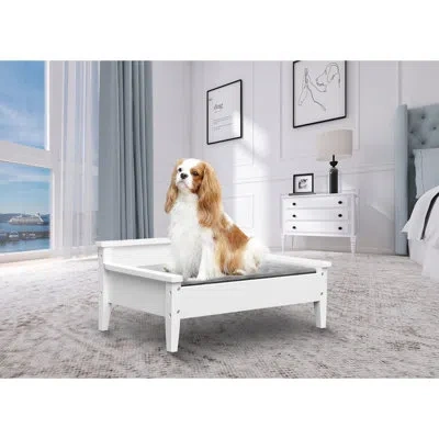 Fisher Price Pet Bed With Elevated Design In White