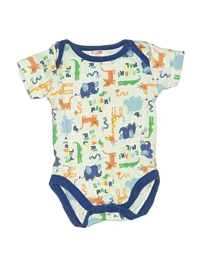 Pre-owned Fisher Price Babies' Short Sleeve Onesie In White
