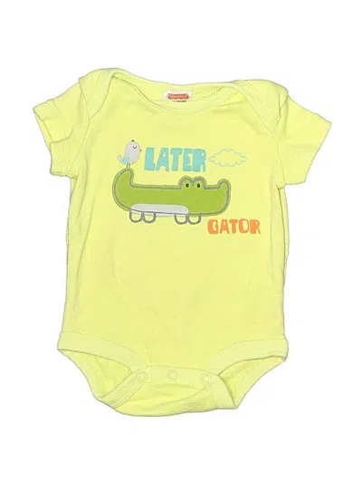 Pre-owned Fisher Price Babies' Short Sleeve Onesie In Yellow
