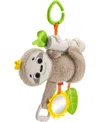 Fisher Price Slow Much Fun Stroller Sloth, Take Along Baby Toy In Multi-color