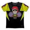 Fishirt Men's Sport T-shirt El Corsario Pirate Skull Graphic - Black