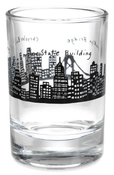 Fishs Eddy 212 Skyline Shot Glass In Transparent