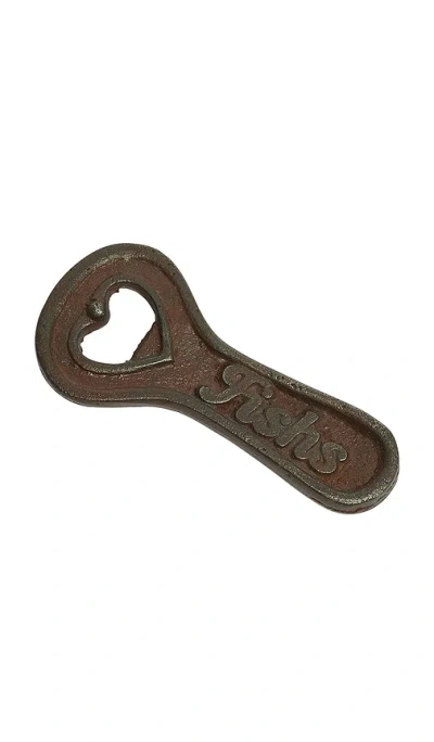 Fishs Eddy Bottle Opener In Brown