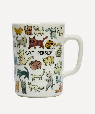 Fishs Eddy Cat Person Mug