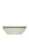 Fishs Eddy Checkerboard Bowl In White