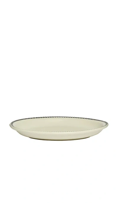 Fishs Eddy Checkerboard Medium Platter In N,a