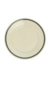 Fishs Eddy Checkerboard Small Plate In White