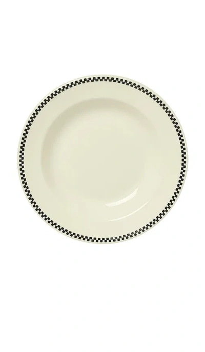 Fishs Eddy Checkerboard Soup Bowl In N,a
