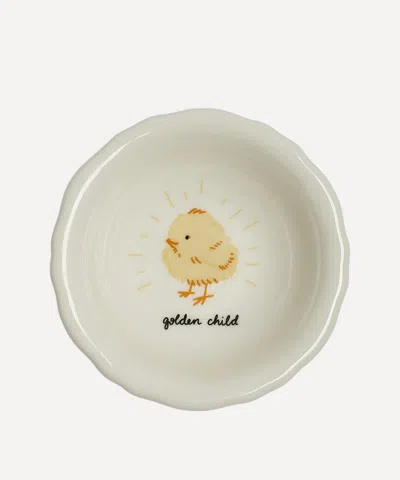 Fishs Eddy Golden Child Bowl