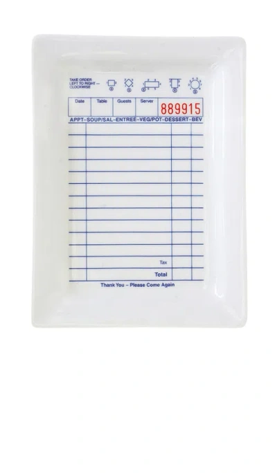Fishs Eddy Guest Check Tray In N,a