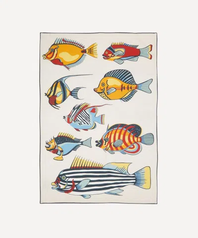 Fishs Eddy Museum Fish Tea Towel