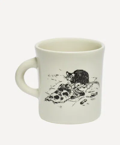 Fishs Eddy Nyc Toile Pizza Rat Mug
