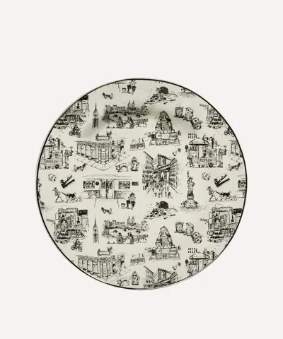 Fishs Eddy Nyc Toile Plate