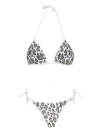 Fisico Cristina Ferrari All-over Strass White Bikini In White