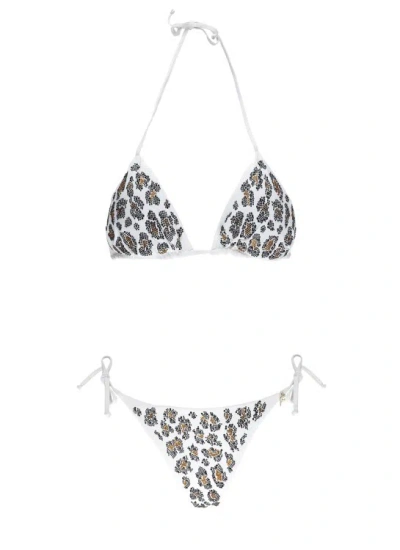 FISICO CRISTINA FERRARI FISICO ALL-OVER STRASS WHITE BIKINI