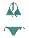 Fisico Cristina Ferrari Embossed Bikini Set In Green