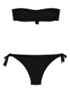 Fisico Cristina Ferrari Bandeau-bikini In Black  