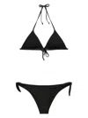 Fisico Cristina Ferrari Crinkled Bikini In Black  