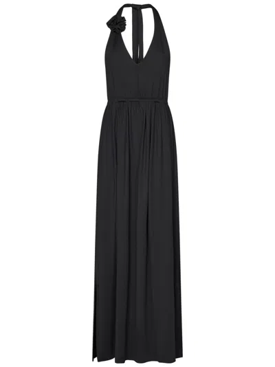 Fisico Cristina Ferrari Fisico Black Microfiber Dress