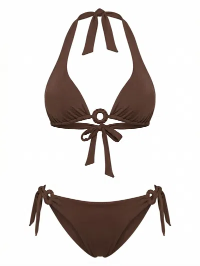 Fisico Cristina Ferrari Bikini In Brown
