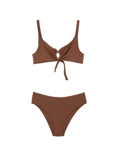 Fisico Cristina Ferrari Bikini In Brown