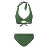 FISICO CRISTINA FERRARI BIKINI FAZZOLETTO SLIP ALTO