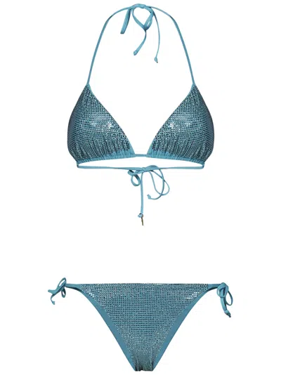 Fisico Cristina Ferrari Bikini In Light Blue