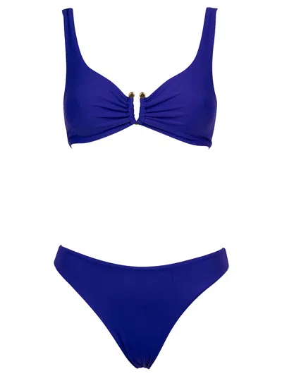 Fisico Cristina Ferrari Brasserie Bikini In Blue